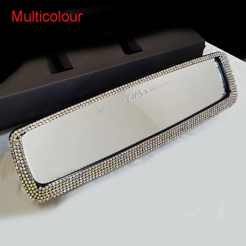 Rhinestone Car Interior Rearview Mirror Decor Charm Crystal Bling Diamond Ornament Rear View Mirror Cover Women Auto Accessories
Rhinestone Car Interior Rearview Mirror Decor Charm Crystal Bling Diamond Ornament Rear View Mirror Cover Women Auto Accessories