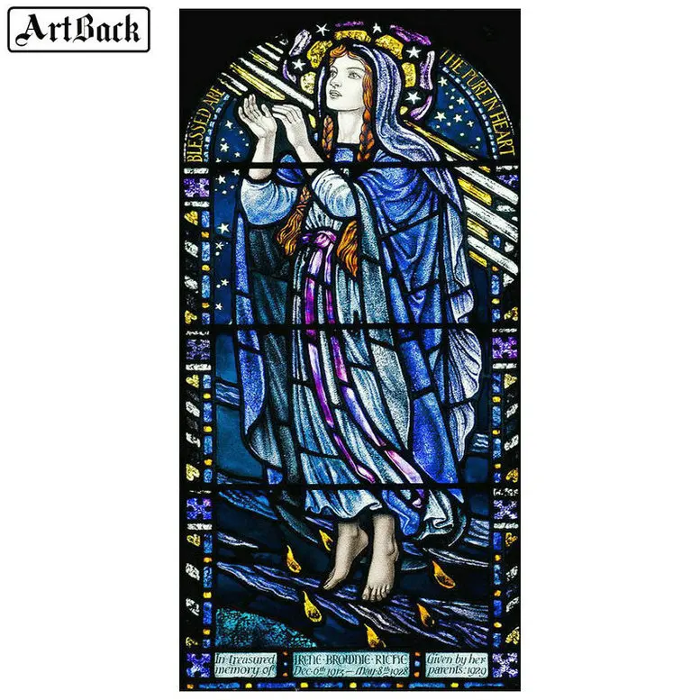 Full Square Diamond Painting Angel Colored Window Flower Religious Pattern Decorative Diamond Cross Stitch Portrait
Full Square Diamond Painting Angel Colored Window Flower Religious Pattern Decorative Diamond Cross Stitch Portrait