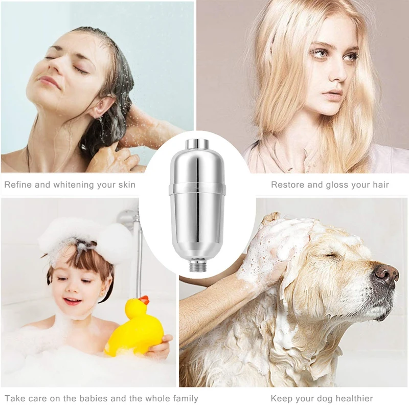 Shower Filter, 8 Stage Shower Head Filter for Hard Water, Shower Water Filter with Replaceable Filter Cartridges, Showerhead Fil
Shower Filter, 8 Stage Shower Head Filter for Hard Water, Shower Water Filter with Replaceable Filter Cartridges, Showerhead Fil