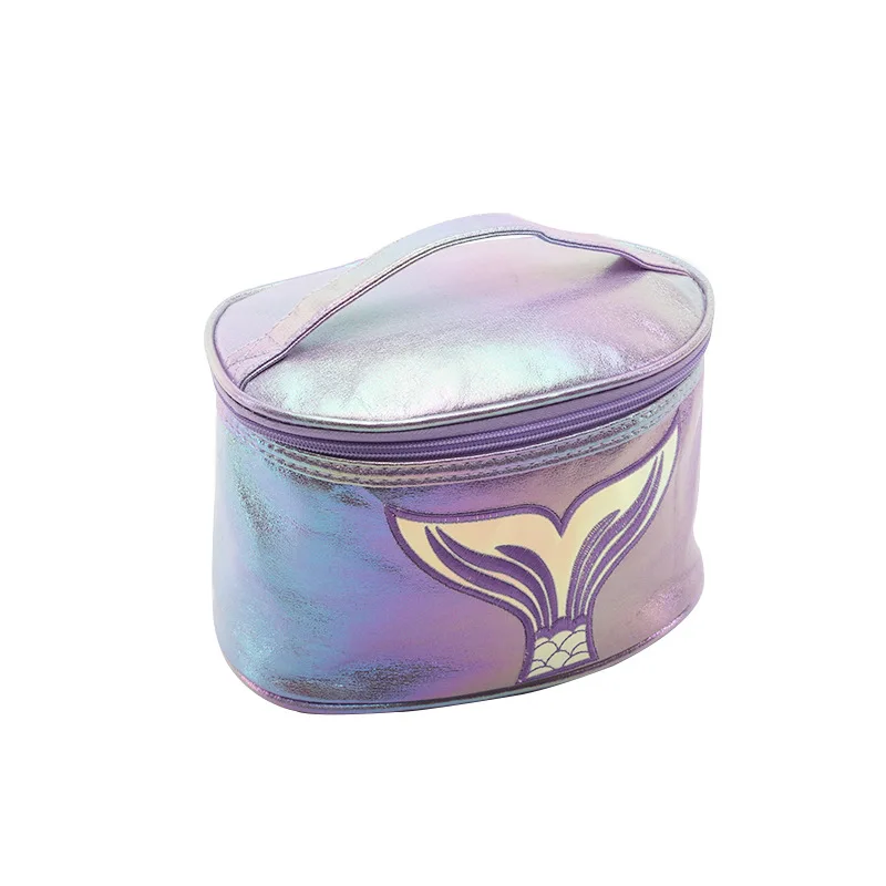 New PU Laser Cosmetic Bag Creative Fishtail Carry-on Portable Large-capacity Storage Bag Hand-held Colorful Wash Bag organizer 
New PU Laser Cosmetic Bag Creative Fishtail Carry-on Portable Large-capacity Storage Bag Hand-held Colorful Wash Bag organizer