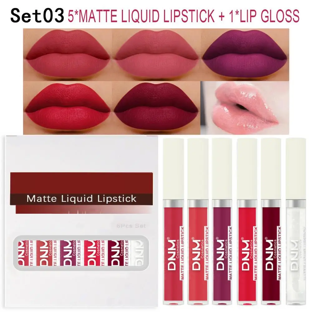 Lip Glaze Oil Set 5 Matte Lip Gloss 1 Lip Glaze Set Long Lasting Moisturizing Waterproof And Sweatproof Makeup Tool
Lip Glaze Oil Set 5 Matte Lip Gloss 1 Lip Glaze Set Long Lasting Moisturizing Waterproof And Sweatproof Makeup Tool
