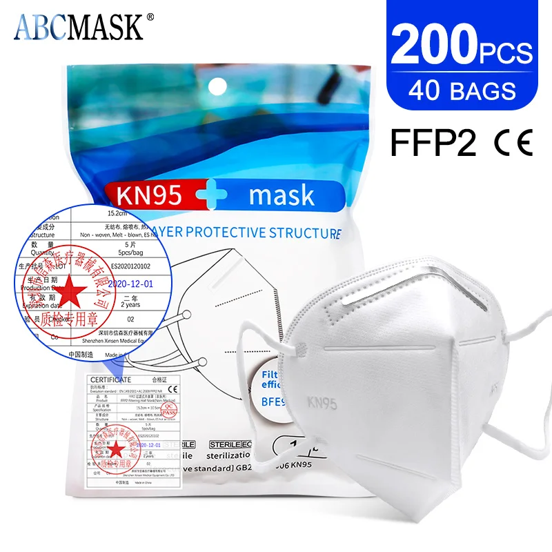 200PCS FFP2 KN95 Mascarillas Respirator Facial Mask KN95 Filter Fabric Mask Dustproof KN95 Black Adult Reuseable ffp2mask
200PCS FFP2 KN95 Mascarillas Respirator Facial Mask KN95 Filter Fabric Mask Dustproof KN95 Black Adult Reuseable ffp2mask