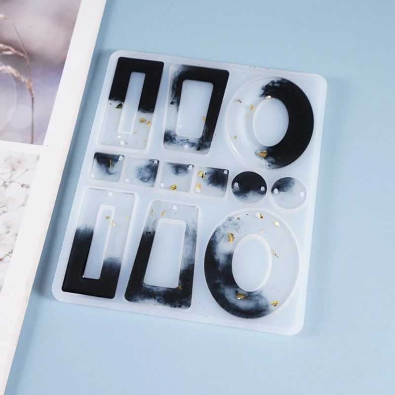 F2TD Crystal Epoxy Resin Mold Earrings Pendant Casting Silicone Mould DIY Crafts Tool
F2TD Crystal Epoxy Resin Mold Earrings Pendant Casting Silicone Mould DIY Crafts Tool