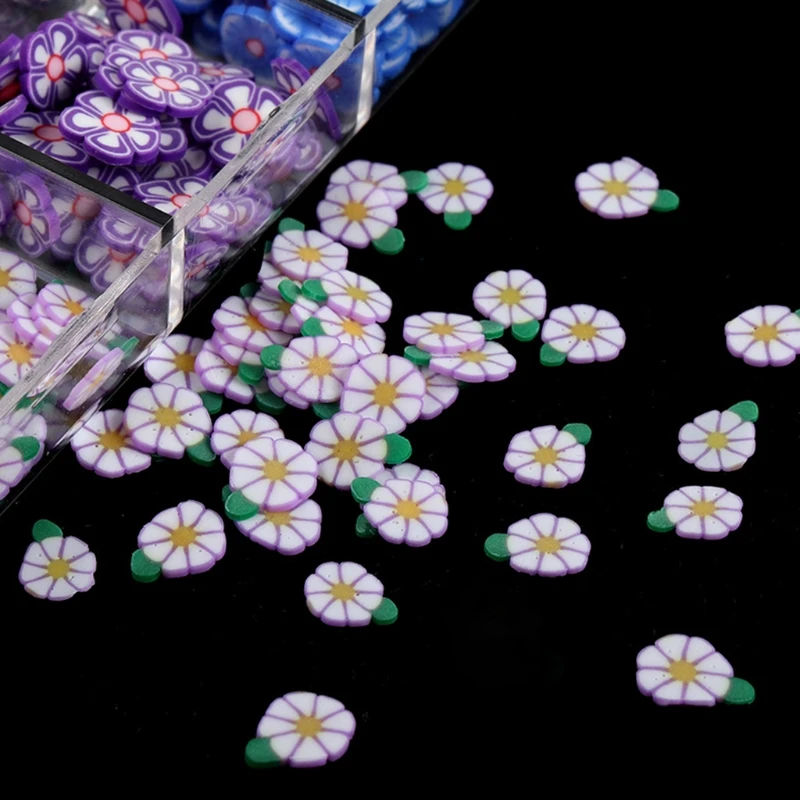 Цветы для украшения ногтей и 3D наклейки засушенные цветы из пайеток самодельные