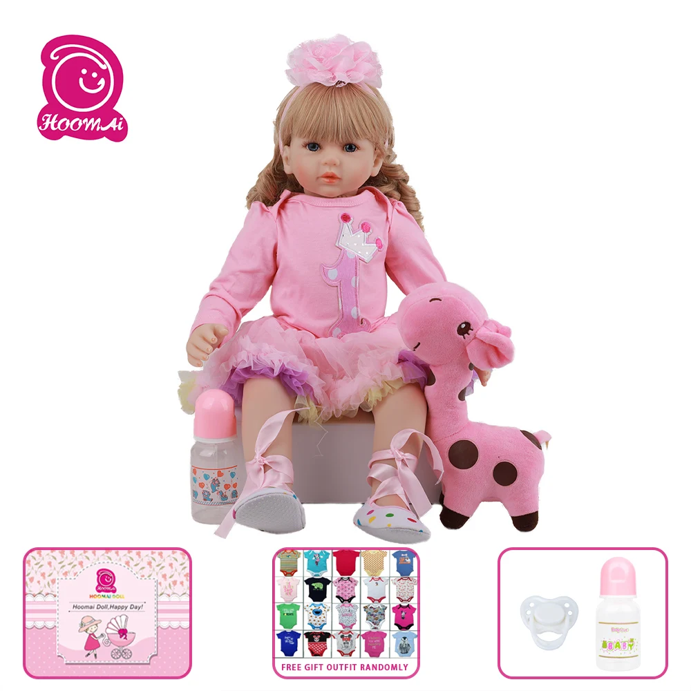 Hoomai Реалистичная силиконовая кукла для новорожденных 24 '', реалистичные куклы Bebe Reborn для детей, подарок на день рождения, персиковая игрушка ... 
Hoomai Реалистичная силиконовая кукла для новорожденных 24 '', реалистичные куклы Bebe Reborn для детей, подарок на день рождения, персиковая игрушка ...