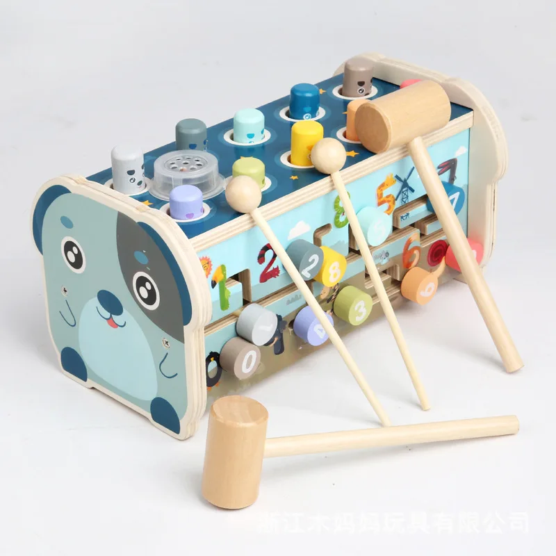 Children Wooden Dog Knocking Gopher Bus Baby Knocking Guitar Toy Infant educational toy
Children Wooden Dog Knocking Gopher Bus Baby Knocking Guitar Toy Infant educational toy