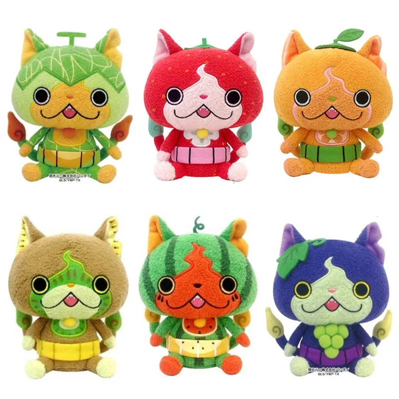 New Cute Anime Yo-Kai Watch Fruit Plush 15CM For Girls Boys Kids Stuffed Toys Children Gifts | Movies & TV