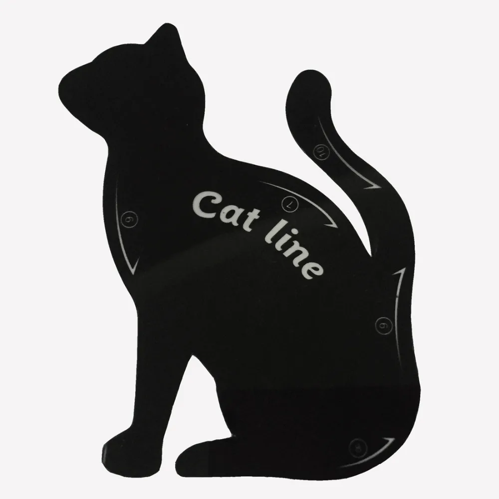 e ye Makeup 2pcs/set Cat Line Stencils e yel iner e yeshadow Plastic Template Kit e yebrow Model Fuctional Design Cosmetic Tool
e ye Makeup 2pcs/set Cat Line Stencils e yel iner e yeshadow Plastic Template Kit e yebrow Model Fuctional Design Cosmetic Tool
