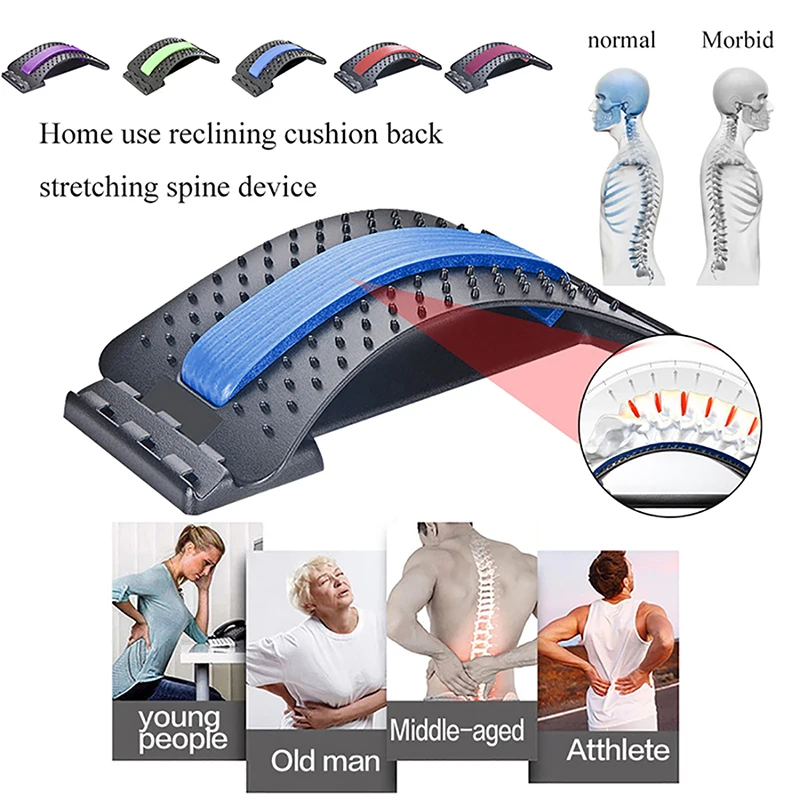 Back Massager Stretcher Sciatica Massage Tool Massageador Magic Stretch Fitness Lumbar Support Relaxation Spine Deck Pain Relief
Back Massager Stretcher Sciatica Massage Tool Massageador Magic Stretch Fitness Lumbar Support Relaxation Spine Deck Pain Relief