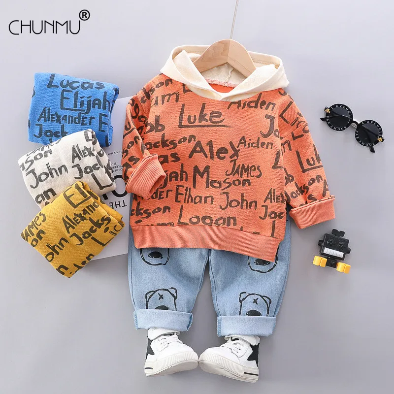 Комплект одежды для маленьких мальчиков; Сезон весна-осень; Свободный спортивный костюм; Толстовки с длинными рукавами и надписью; Топ и эла...
Комплект одежды для маленьких мальчиков; Сезон весна-осень; Свободный спортивный костюм; Толстовки с длинными рукавами и надписью; Топ и эла...