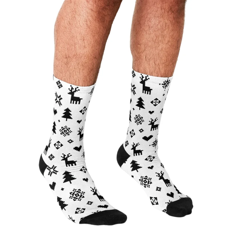 Funny Men socks Pixel Winter Forest pattern Printed hip hop Men Happy Socks cute boys street style Crazy novelty Socks for men
Funny Men socks Pixel Winter Forest pattern Printed hip hop Men Happy Socks cute boys street style Crazy novelty Socks for men