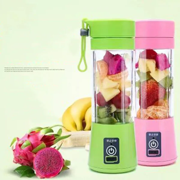 380Ml Portable Juicer USB Rechargeable 6 Blades Juicer Smoothie Blender Machine Mixer Mini Juice Cup
380Ml Portable Juicer USB Rechargeable 6 Blades Juicer Smoothie Blender Machine Mixer Mini Juice Cup