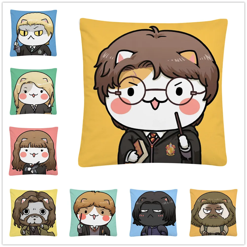 Cat Anime Wizard Princess Cartoon Pattern Soft Short Plush Cushion Cover Pillowcase Home Sofa Car Decoration Pillowcase 45X45Cm
Cat Anime Wizard Princess Cartoon Pattern Soft Short Plush Cushion Cover Pillowcase Home Sofa Car Decoration Pillowcase 45X45Cm