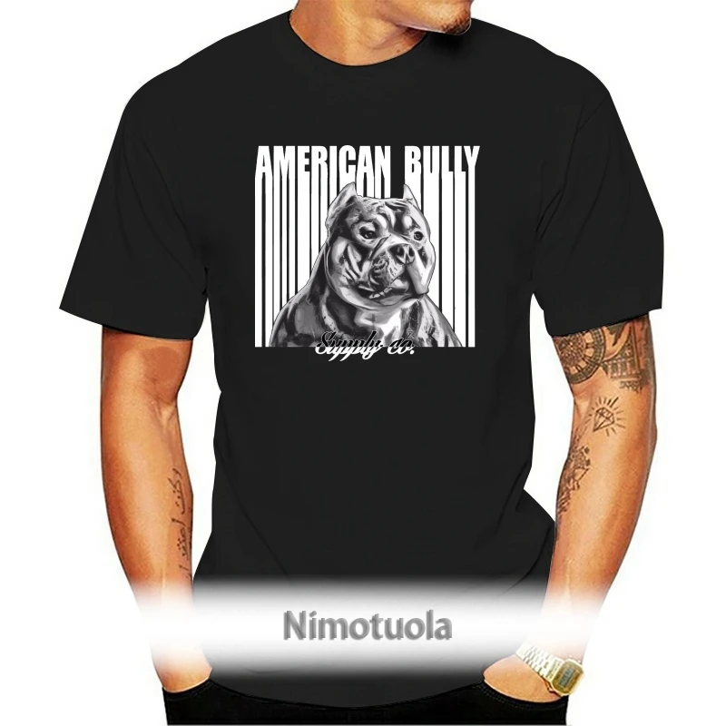 

Barcode Pit Bull And Bully Breed T Shirt For American Bully And Pitbull lovers!Cool Casual Pride T Shirt Men Unisex Fashion
