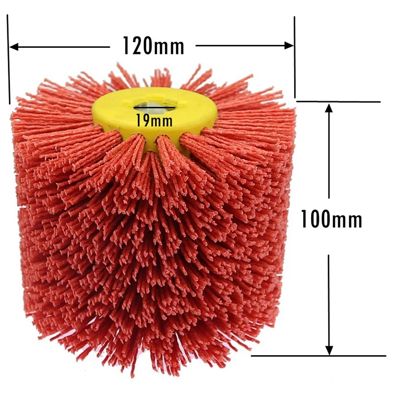 Red Abrasive Wire Drum Brushes Deburring Polishing Buffing Wheel for Furniture Wood Angle Grinder Adapter
Red Abrasive Wire Drum Brushes Deburring Polishing Buffing Wheel for Furniture Wood Angle Grinder Adapter