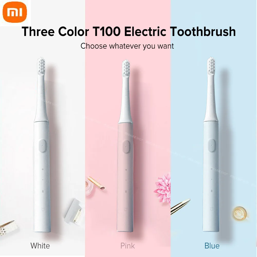 Xiaomi Mijia T100 Sonic Electric Toothbrush Adult Ultrasonic Automatic Toothbrush USB Rechargeable IPX7 Waterproof Tooth Brush
Xiaomi Mijia T100 Sonic Electric Toothbrush Adult Ultrasonic Automatic Toothbrush USB Rechargeable IPX7 Waterproof Tooth Brush