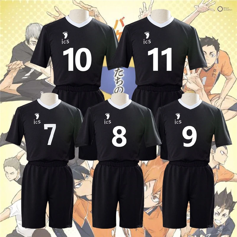 Anime Haikyu! Haikyuu!! Miya Atsumu Cosplay Costume Black Suit Top Pants Volleyball Jersy Uniform Halloween Carnival Party
Anime Haikyu! Haikyuu!! Miya Atsumu Cosplay Costume Black Suit Top Pants Volleyball Jersy Uniform Halloween Carnival Party