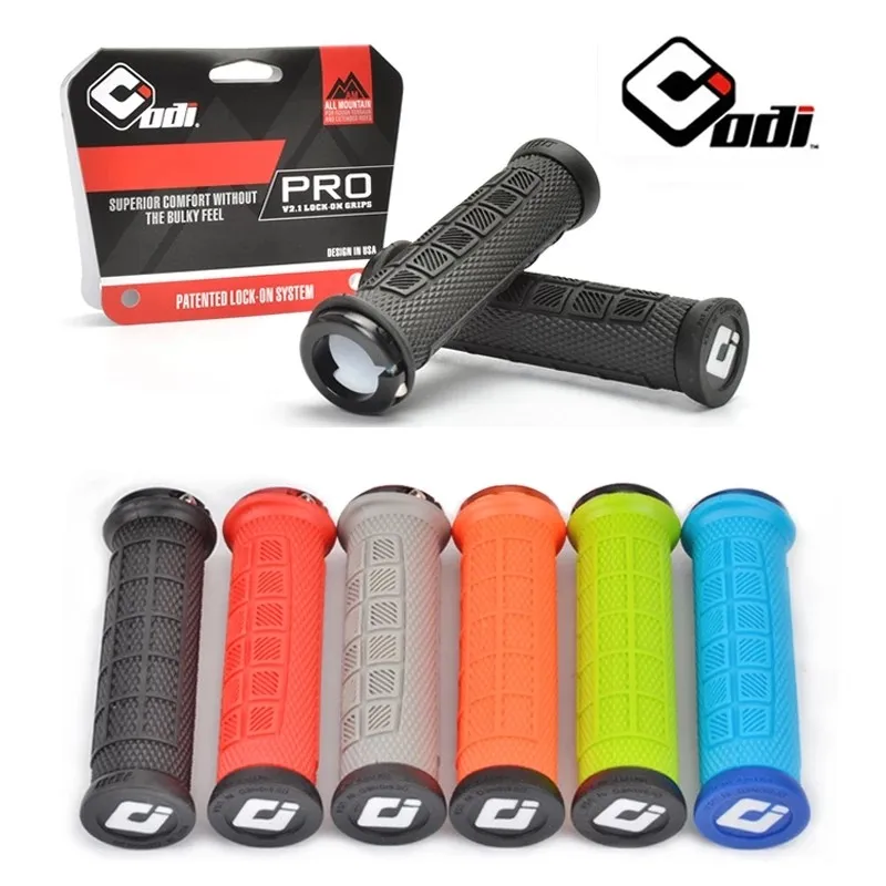 

ODI Elite Pro V2.1 Lock on Grips for MTB Mountain Bike Grips Handlebar Mountain Bike Grips Alluminium Alloy+Silica Gel ODI Grips