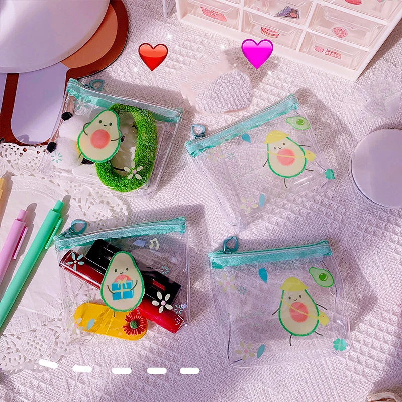 PVC Coin Purse Cartoon Women Coin Wallet Mini Cute Zipper Girls Avocado Fruit Pattern Bag Key Card Holder Wallets Case
PVC Coin Purse Cartoon Women Coin Wallet Mini Cute Zipper Girls Avocado Fruit Pattern Bag Key Card Holder Wallets Case