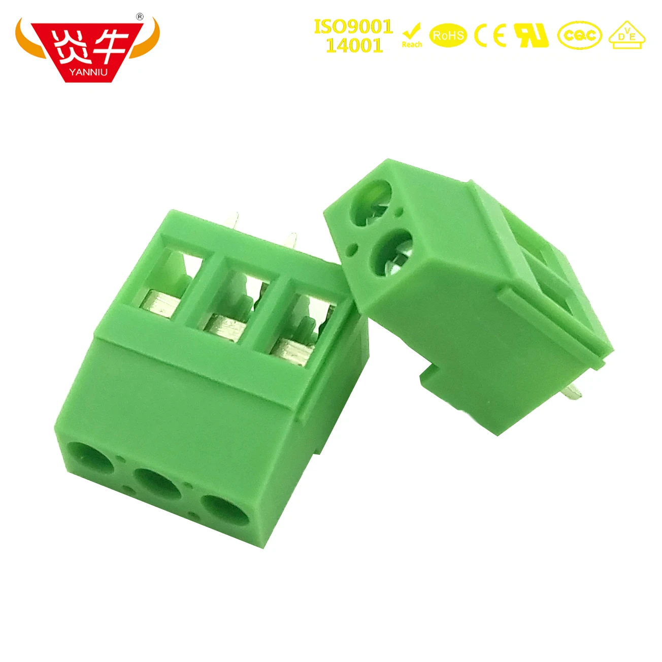 KF129 5 08 2P 3PIN печатная плата универсальные Винтовые клеммные колодки DG129 мм 2PIN MKDS 3/ 2