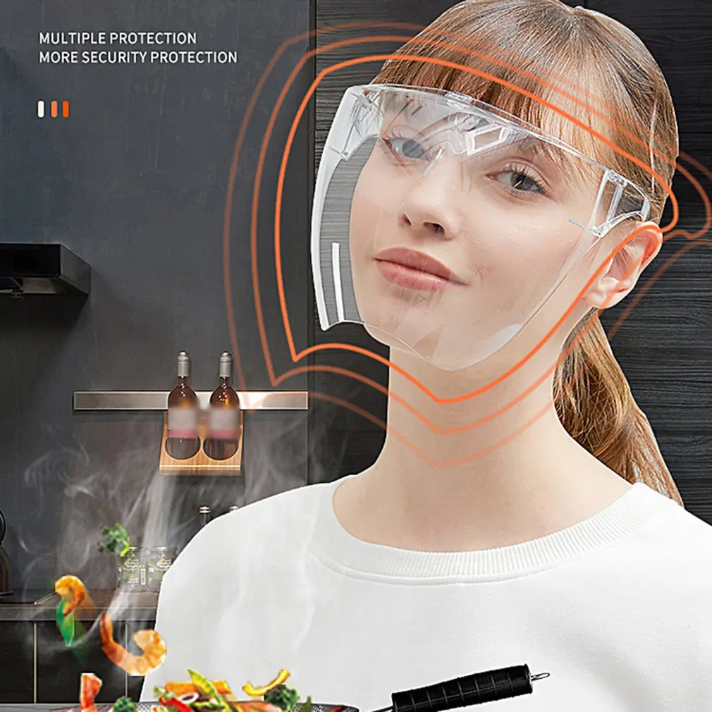Anti-fog Glasses Anti Droplet Dust-proof Protect Full Face Covering Mask Visor Shield Saliva-proof Windproof Face Shield
Anti-fog Glasses Anti Droplet Dust-proof Protect Full Face Covering Mask Visor Shield Saliva-proof Windproof Face Shield