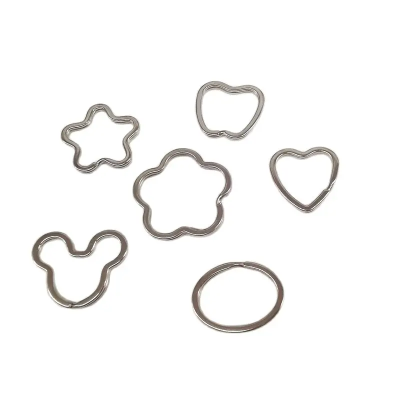 New Star/Oval/Heart/Hexagon Shape DIY Metal Key Holder Split Rings Unisex Keyring Keychains Accessories Keychain Making Findings
New Star/Oval/Heart/Hexagon Shape DIY Metal Key Holder Split Rings Unisex Keyring Keychains Accessories Keychain Making Findings
