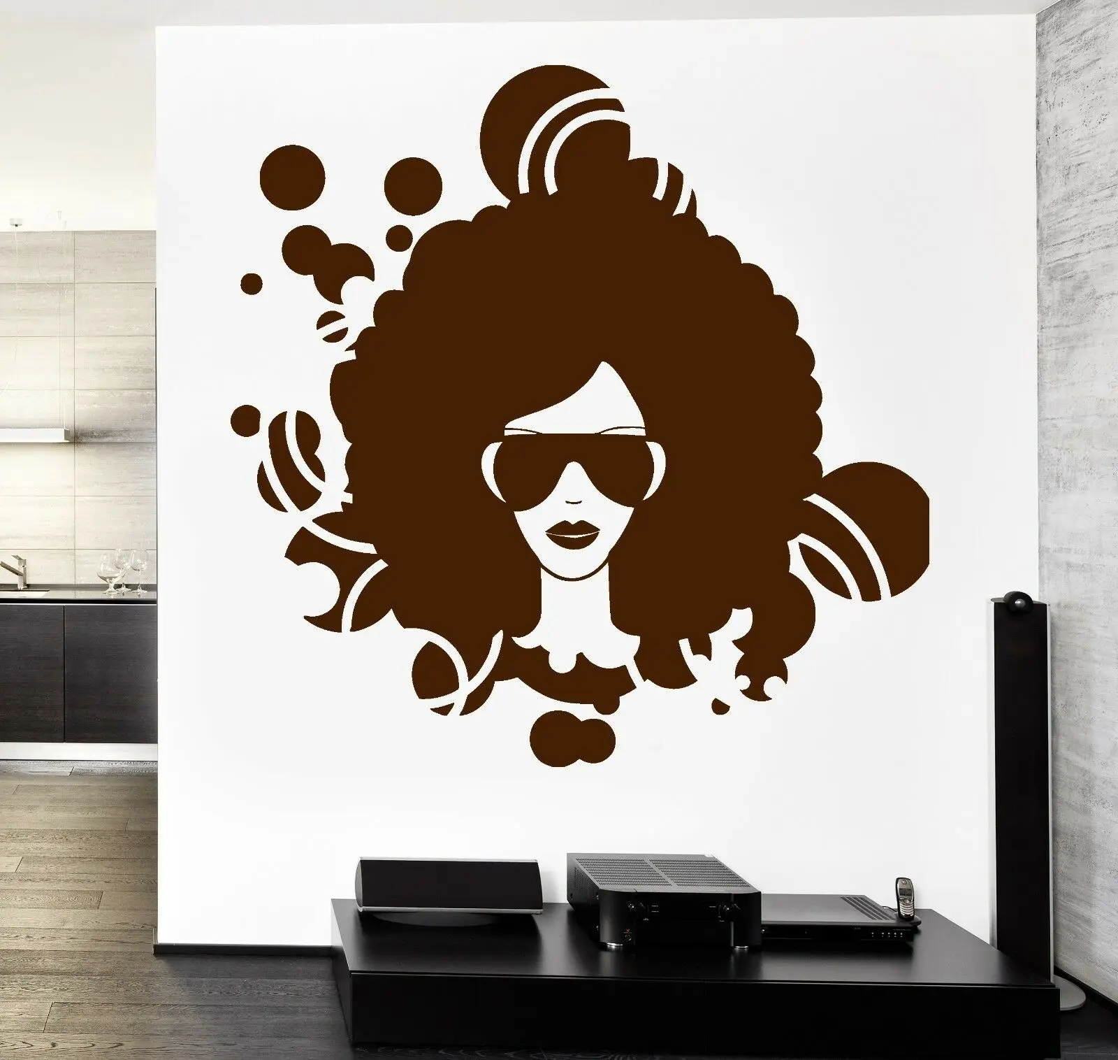 Vinyl Wall Sticker Music Girl Decal Afro-American Beautiful Girl Disco Fashion Bar Decoration Home Music Decoration Sticker yy36
Vinyl Wall Sticker Music Girl Decal Afro-American Beautiful Girl Disco Fashion Bar Decoration Home Music Decoration Sticker yy36
