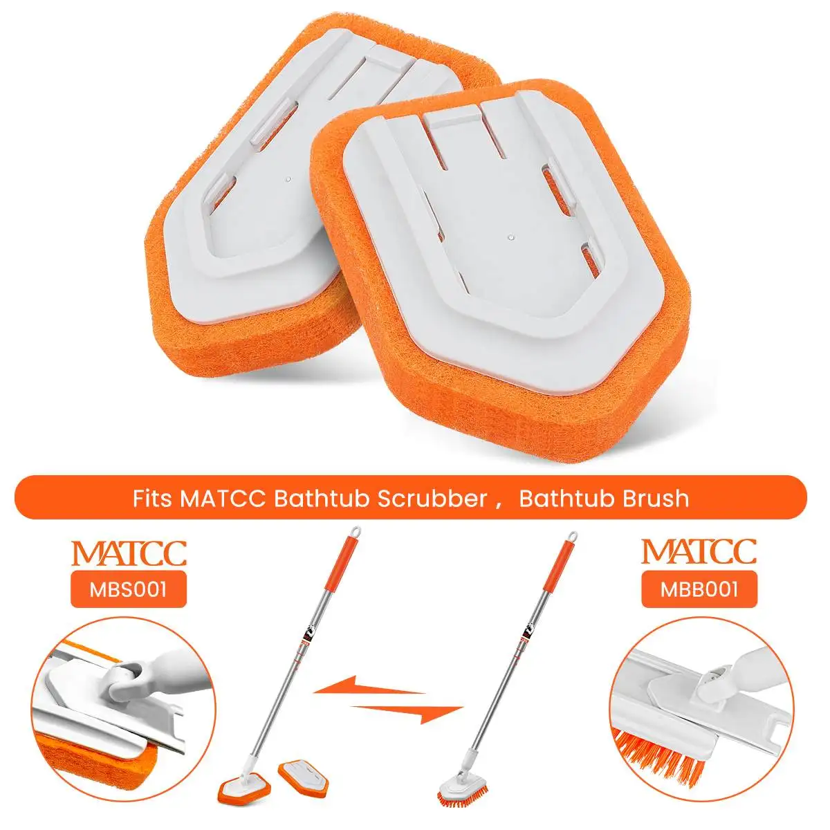 2/4/10 Pack Shower Tub and Tile Scrubber Refill Replacement Head Scrubber Brush Cleaner for Cleaning Shower Bathroom Bathtub
2/4/10 Pack Shower Tub and Tile Scrubber Refill Replacement Head Scrubber Brush Cleaner for Cleaning Shower Bathroom Bathtub