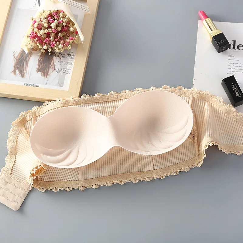 Women Lace Tube Top Three Color Sexy Brassiere Wrapped Chest Full Cup Non-slip Strapless Wireless Crop Soft Comfortable Lingerie
Women Lace Tube Top Three Color Sexy Brassiere Wrapped Chest Full Cup Non-slip Strapless Wireless Crop Soft Comfortable Lingerie