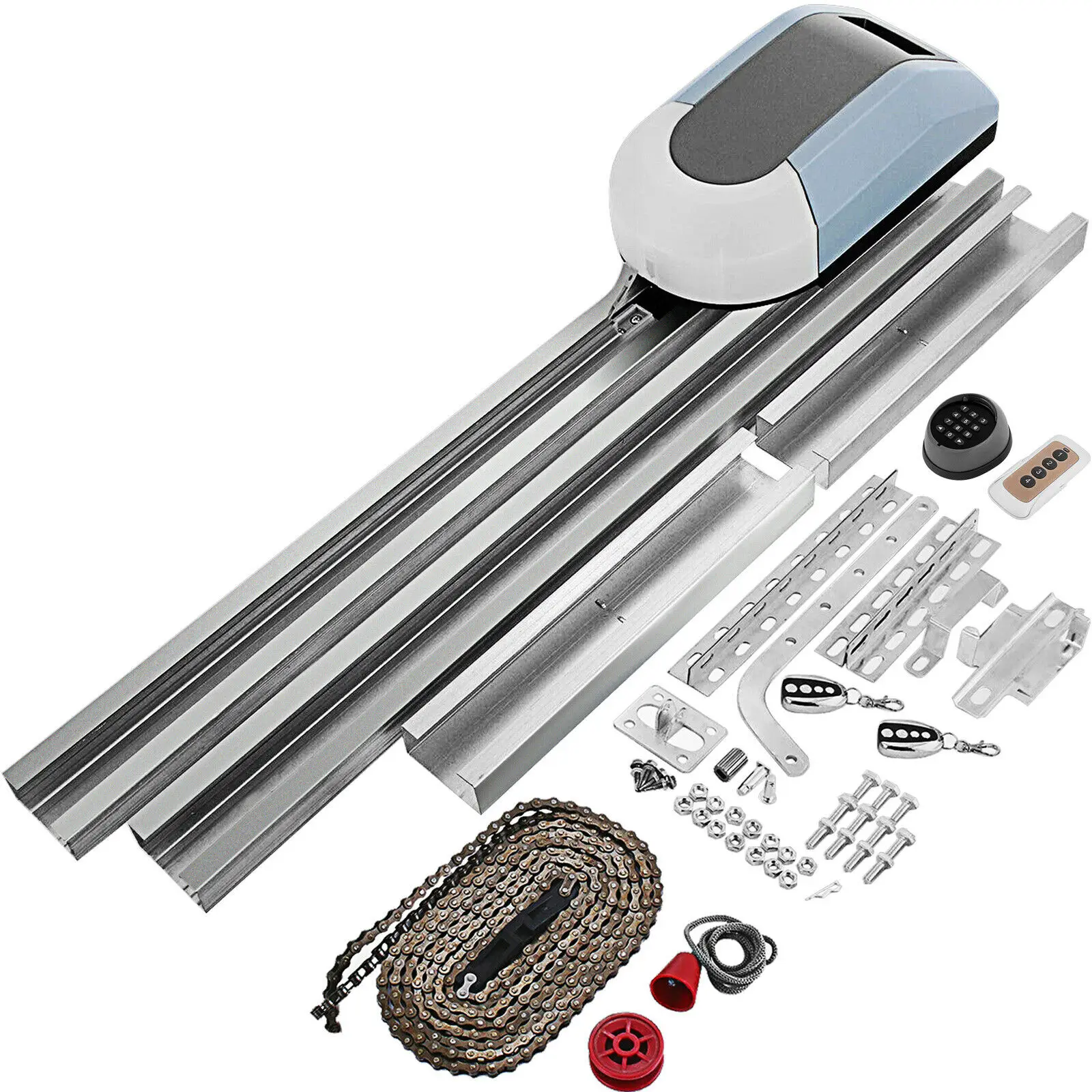 1000N Automatic Garage Door Opener Electric Operator Automatic Gate Openers Sliding Gates Kit with 3 Rails 2 Remotes
1000N Automatic Garage Door Opener Electric Operator Automatic Gate Openers Sliding Gates Kit with 3 Rails 2 Remotes