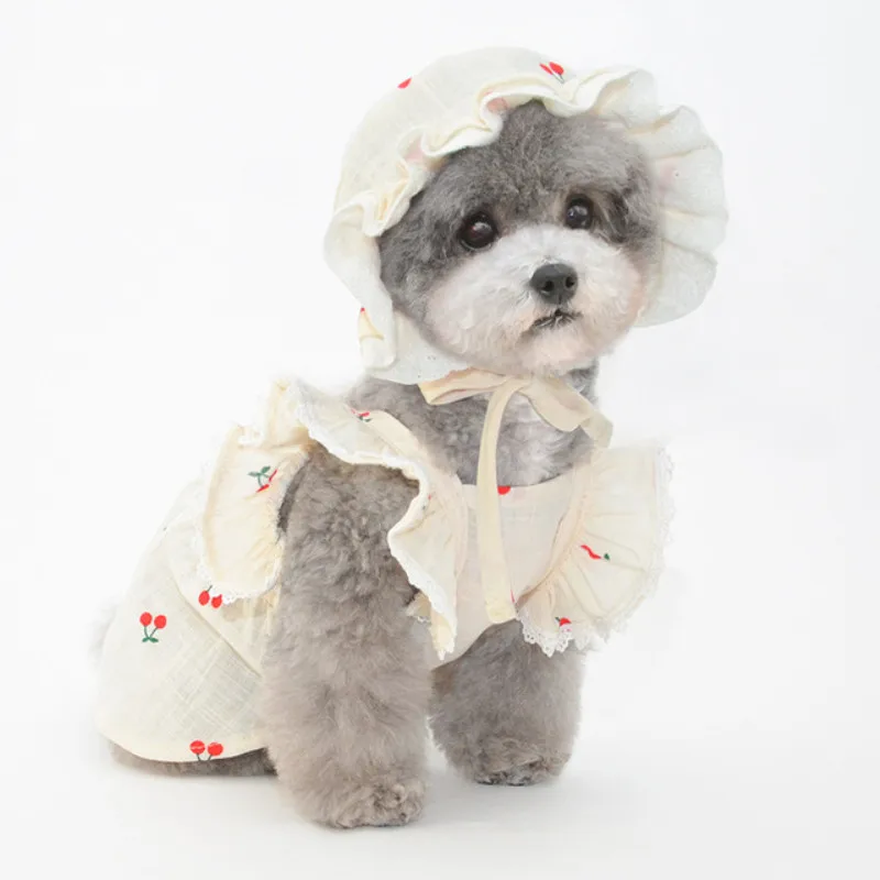 Summer Dog Dress Hat Cat Dog Dresses Skirt Cap Outdoor Travel Pet Clothes Puppy Yorkshire Pomeranian Poodle Bichon Dog Clothing
Summer Dog Dress Hat Cat Dog Dresses Skirt Cap Outdoor Travel Pet Clothes Puppy Yorkshire Pomeranian Poodle Bichon Dog Clothing