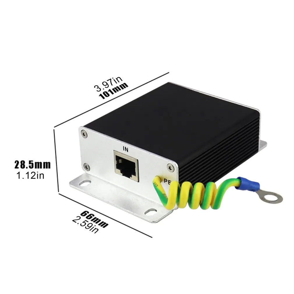 Network Lightning Protection Device Single-channel Network Lightning Arrester Protection Device Surge Protective Device YF-B1
Network Lightning Protection Device Single-channel Network Lightning Arrester Protection Device Surge Protective Device YF-B1