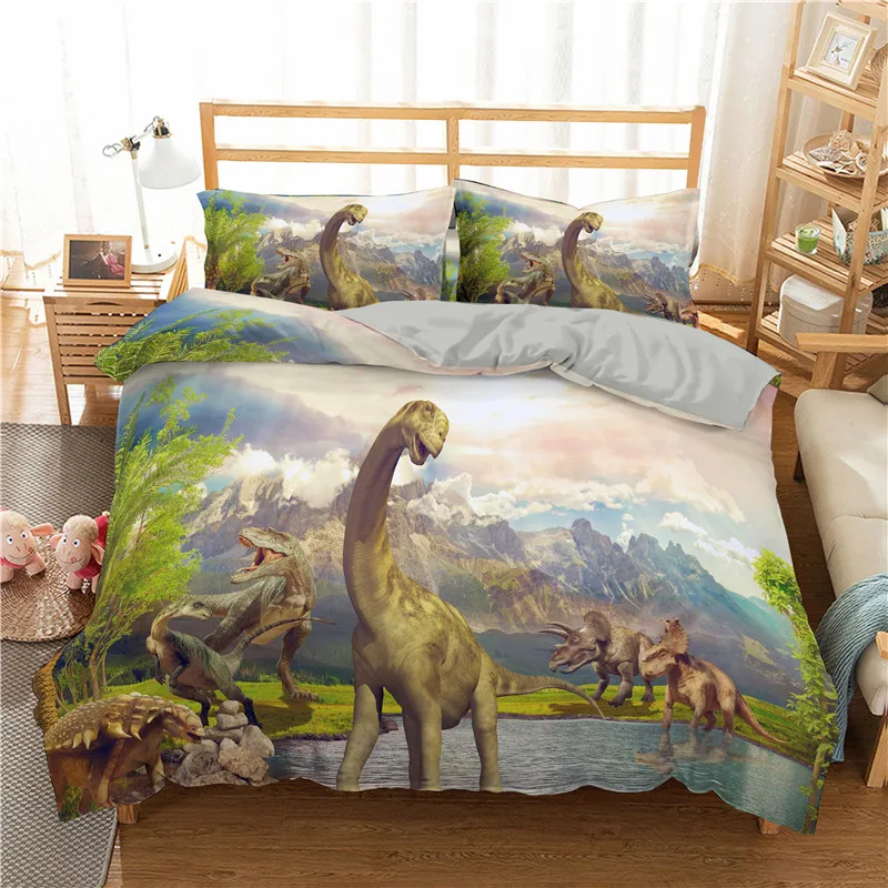 3d Bedding Set Dinosaur Pattern Home Textiles 2/3pc Boy/Kids Gift Animal Comfortable Duvet Cover +Pillowcase
3d Bedding Set Dinosaur Pattern Home Textiles 2/3pc Boy/Kids Gift Animal Comfortable Duvet Cover +Pillowcase