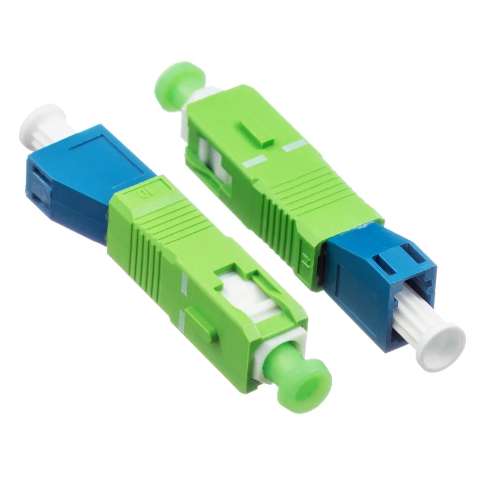2pcs/lotSC/APC-LC/UPC SC Male to LC Female Hybrid Fiber Optic Adapter Fiber Connector Singlemode Optical AdapterFree Shipping
2pcs/lotSC/APC-LC/UPC SC Male to LC Female Hybrid Fiber Optic Adapter Fiber Connector Singlemode Optical AdapterFree Shipping