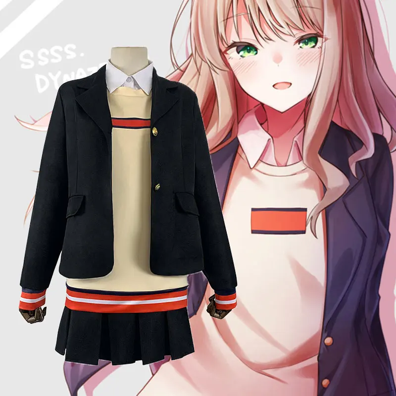 SSSS.Dynazenon Electro-optical machine Wang Cosplay Costumes Black Uniform Skirt Full Seuit Halloween Carnival Studendt Cosplay
SSSS.Dynazenon Electro-optical machine Wang Cosplay Costumes Black Uniform Skirt Full Seuit Halloween Carnival Studendt Cosplay