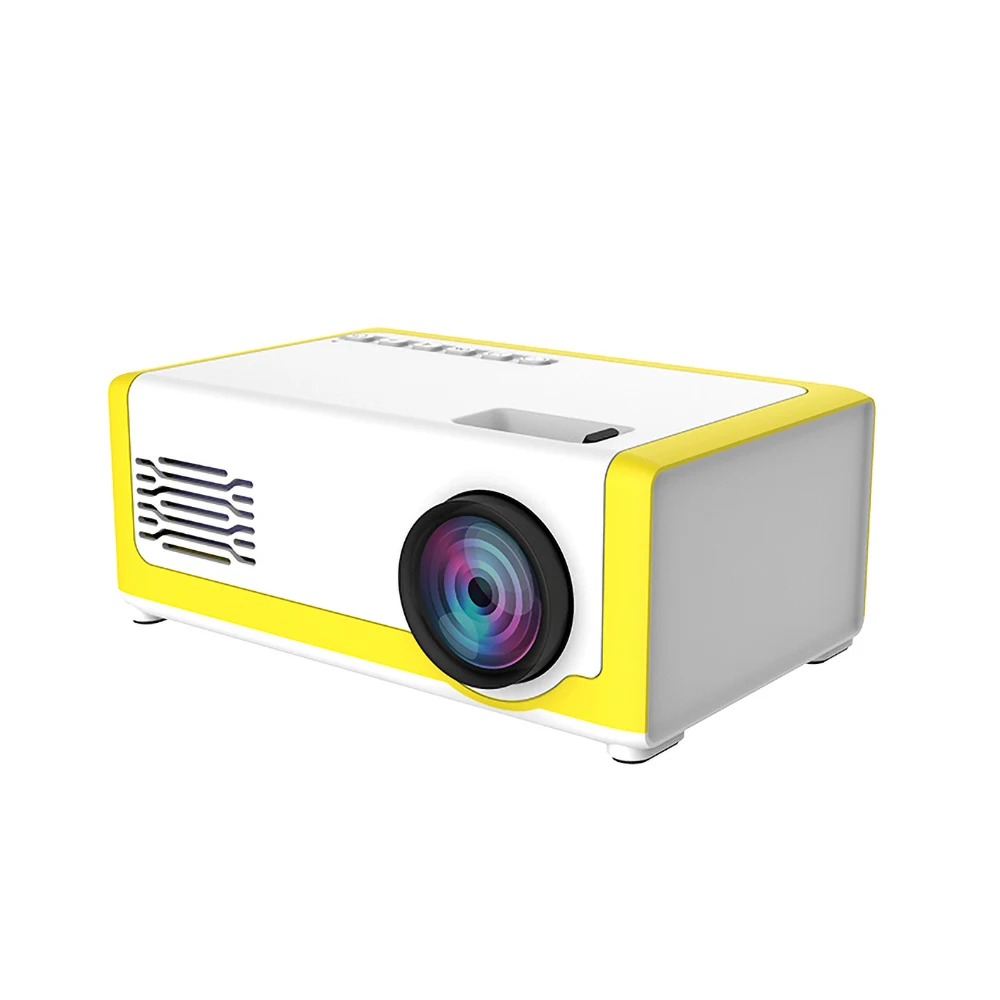 Новый портативный мини-проектор Full HD 1920*1080P с поддержкой AV USB SD-карты 1800 лм мини