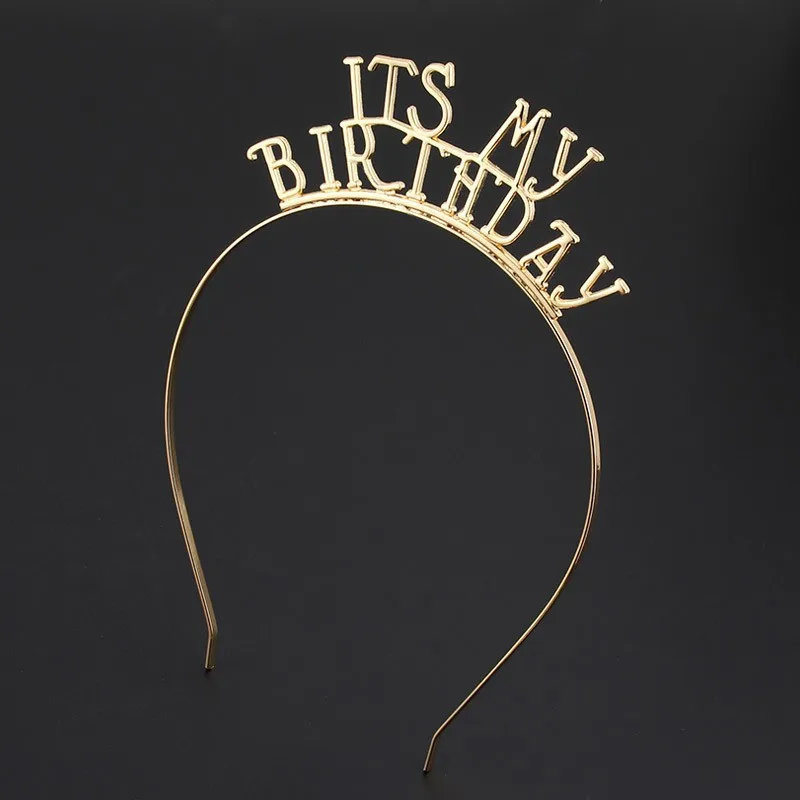 Fashion Metal Alloy Party Girl It's My Birthday Hairband Headband Headdress For Hair Hoop Costume Accessories 
Fashion Metal Alloy Party Girl It's My Birthday Hairband Headband Headdress For Hair Hoop Costume Accessories