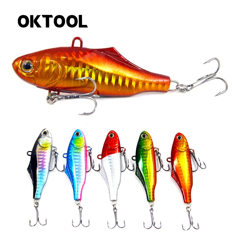 OKTOOL 1pcs Metal VIB Lures 7.3cm 22.5g Vivid Vibrations Spoon Lure Fishing Bait Bass Artificial Hard Bait Cicada Lure VIB Bait
OKTOOL 1pcs Metal VIB Lures 7.3cm 22.5g Vivid Vibrations Spoon Lure Fishing Bait Bass Artificial Hard Bait Cicada Lure VIB Bait