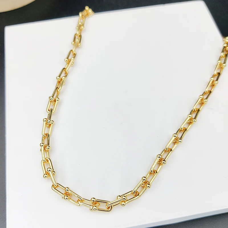 2021 Trend HardWear Series 925 Sterling Silver Necklace Women's U-Shaped Chain Personality All-Match Jewelry Gift Luxury brand
2021 Trend HardWear Series 925 Sterling Silver Necklace Women's U-Shaped Chain Personality All-Match Jewelry Gift Luxury brand