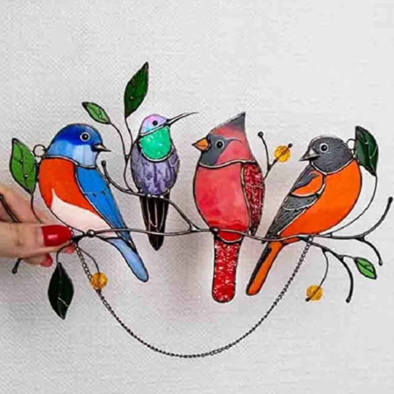 Mini Stained Bird Glass Window Hangings Acrylic Wall Hanging Birds Decor Room Accessories Scandinavian Decor Mothers Day Gift
Mini Stained Bird Glass Window Hangings Acrylic Wall Hanging Birds Decor Room Accessories Scandinavian Decor Mothers Day Gift