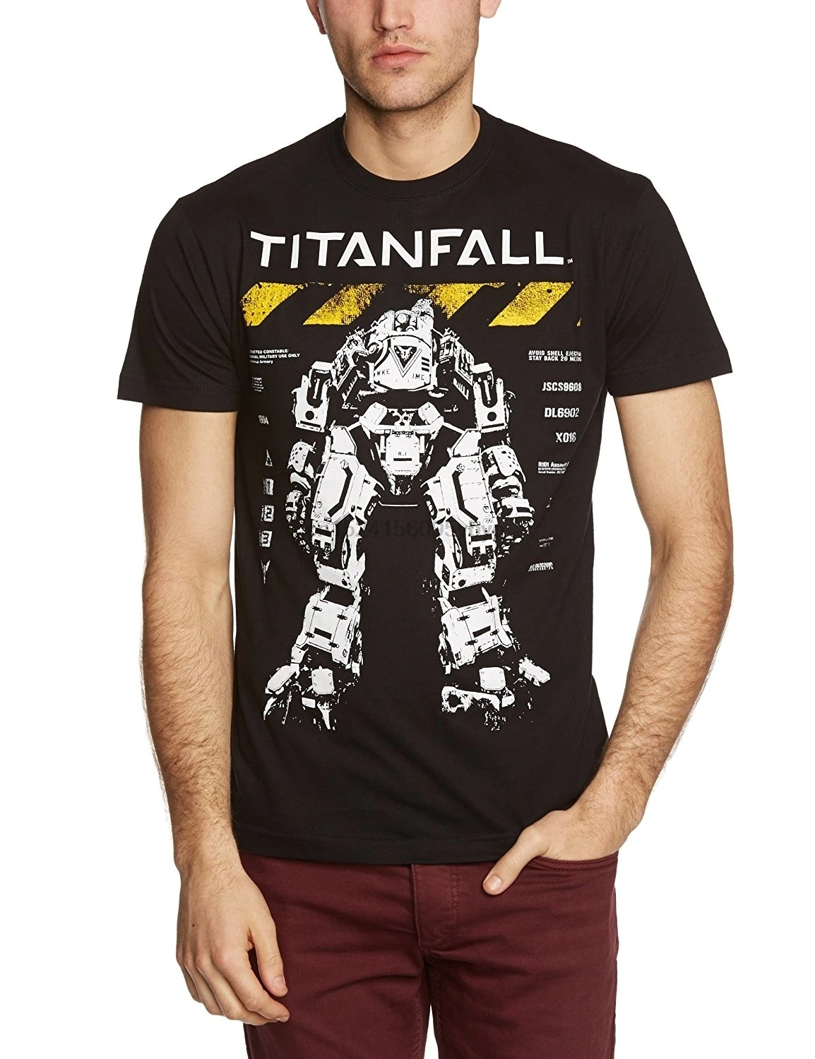 Titanfall-Atlas Specs Мужская Повседневная футболка |