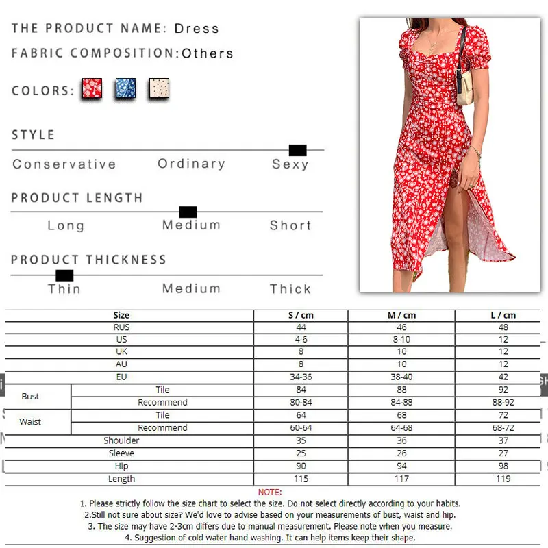 Women Summer Vintage Party Dress Lady France Style Puff Sleeve Floral Print Square Collar Side Split Midi Dress Vestido 2021
Women Summer Vintage Party Dress Lady France Style Puff Sleeve Floral Print Square Collar Side Split Midi Dress Vestido 2021