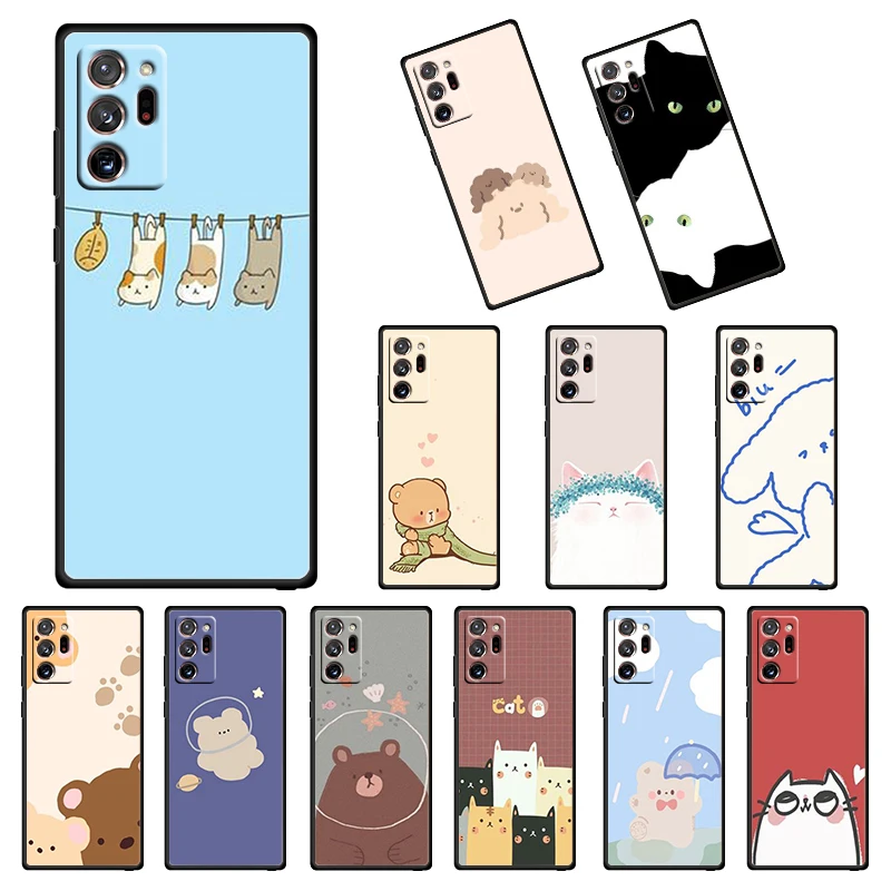 Cartoon cute cat For Samsung Galaxy note 20 10 9 8 M52 M21 F22 M32 F42 F62 F12 M12 Silicone Soft Black Phone Case
Cartoon cute cat For Samsung Galaxy note 20 10 9 8 M52 M21 F22 M32 F42 F62 F12 M12 Silicone Soft Black Phone Case
