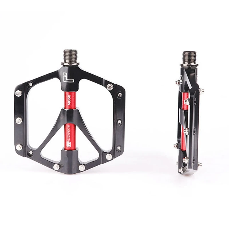 BLOOKE M660 CNC Aluminum Alloy Bicycle Pedal 3 Palin Bearing Mountain Bike Non-Slip Pedals
BLOOKE M660 CNC Aluminum Alloy Bicycle Pedal 3 Palin Bearing Mountain Bike Non-Slip Pedals