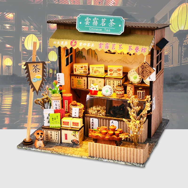 Casa Doll House Furniture Miniature Dollhouse DIY Miniature House Room Toys for Children Chinese Folk Architecture
Casa Doll House Furniture Miniature Dollhouse DIY Miniature House Room Toys for Children Chinese Folk Architecture