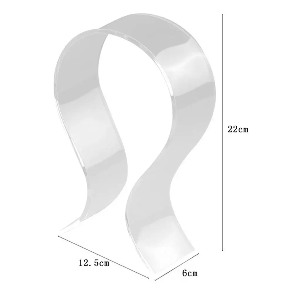 Universal Curved Shape Acrylic Headset Holder Stand Table Display Rack Bracket
Universal Curved Shape Acrylic Headset Holder Stand Table Display Rack Bracket