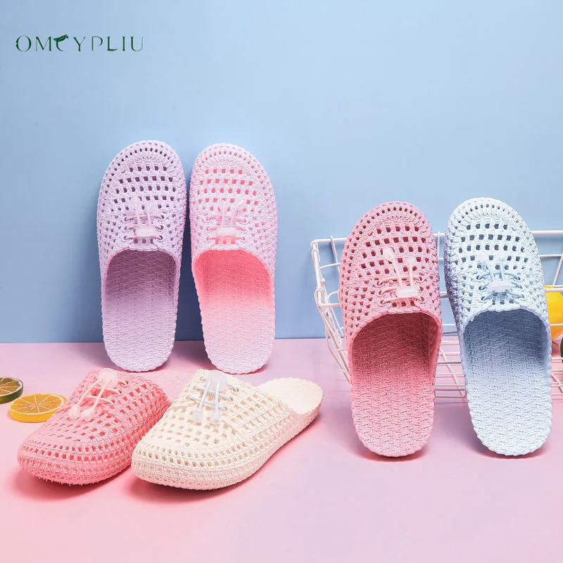 2021 Shoes Woman Sandals Women Slippers Non-slip Beach Shoes Female Fashion Summer Large Size Flats Ladies Hollow Bathroom Shoe
2021 Shoes Woman Sandals Women Slippers Non-slip Beach Shoes Female Fashion Summer Large Size Flats Ladies Hollow Bathroom Shoe
