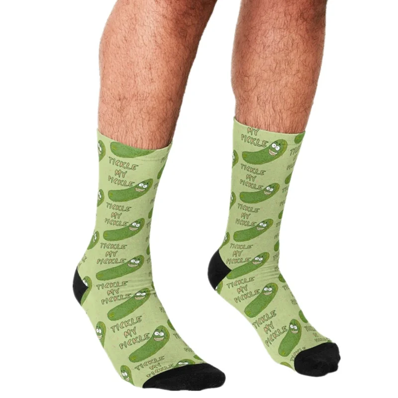 Funny Socks Men harajuku I'm a Christmas pickle Morty Printed Happy hip hop Men Socks Novelty Skateboard Crew Casual Crazy Socks
Funny Socks Men harajuku I'm a Christmas pickle Morty Printed Happy hip hop Men Socks Novelty Skateboard Crew Casual Crazy Socks