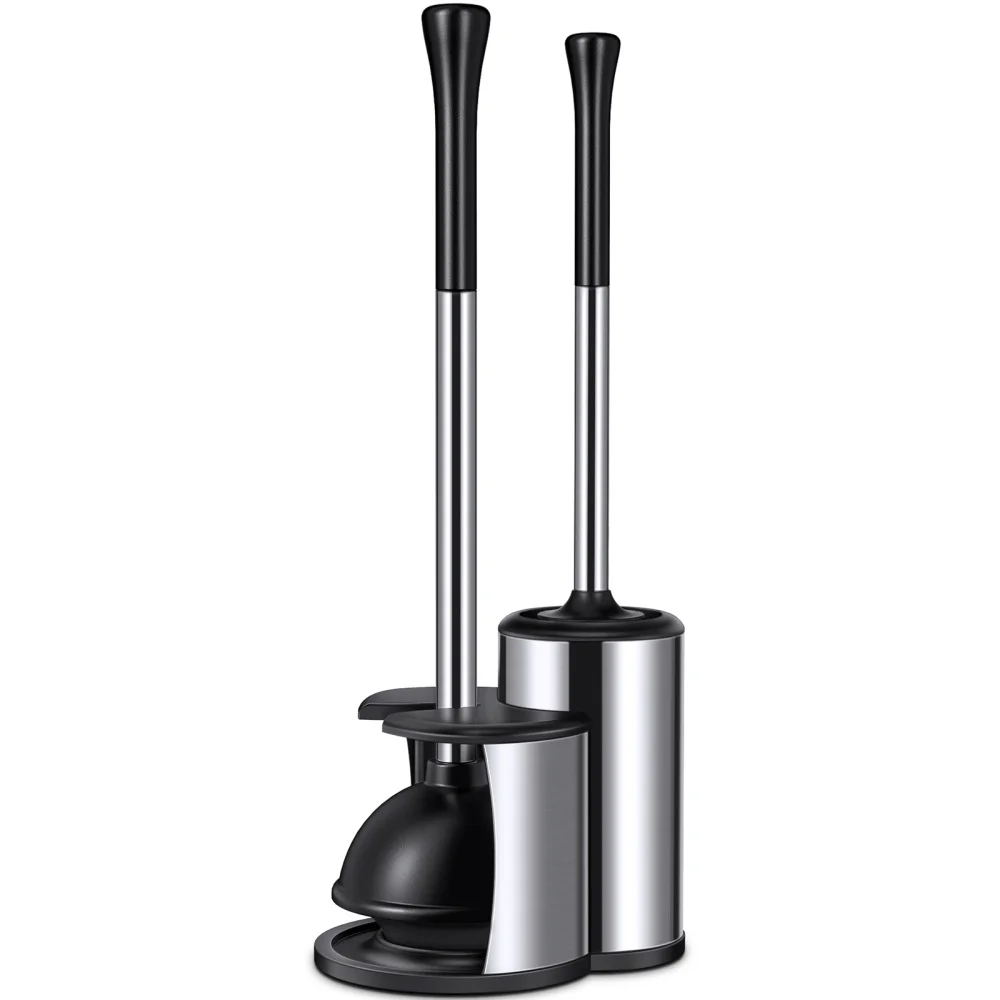 HOMEMAXS 2 in 1 Toilet Plunger Toilet Brush with Holder Toilet Sucker Cup Cleaning Tools for Home Bathroom Cleaning
HOMEMAXS 2 in 1 Toilet Plunger Toilet Brush with Holder Toilet Sucker Cup Cleaning Tools for Home Bathroom Cleaning