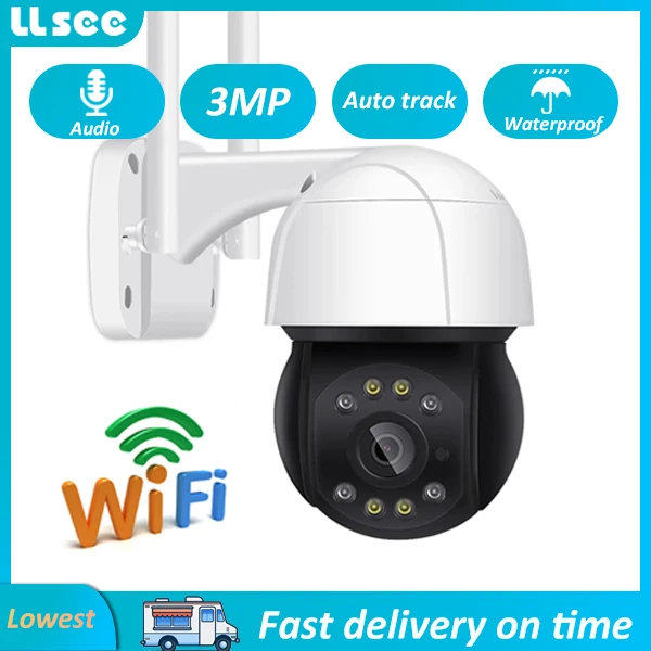 IP-камера LLSEEHuman PTZ, H.265, Wi-Fi, цифровой зум, функция автоматического отслеживания
IP-камера LLSEEHuman PTZ, H.265, Wi-Fi, цифровой зум, функция автоматического отслеживания